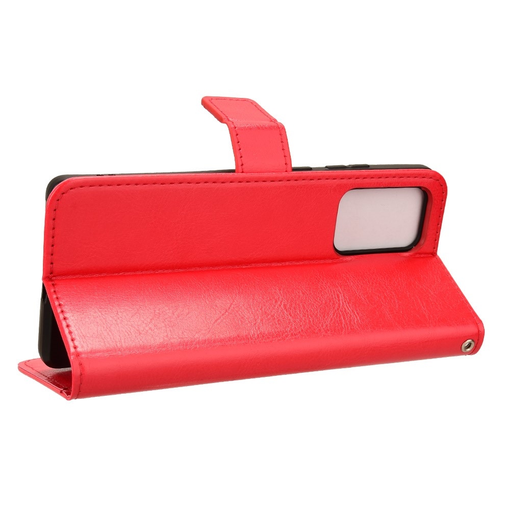 Őrült könyvtáska a Motorola Edge 50 Fusion 5G készülékhez - piros