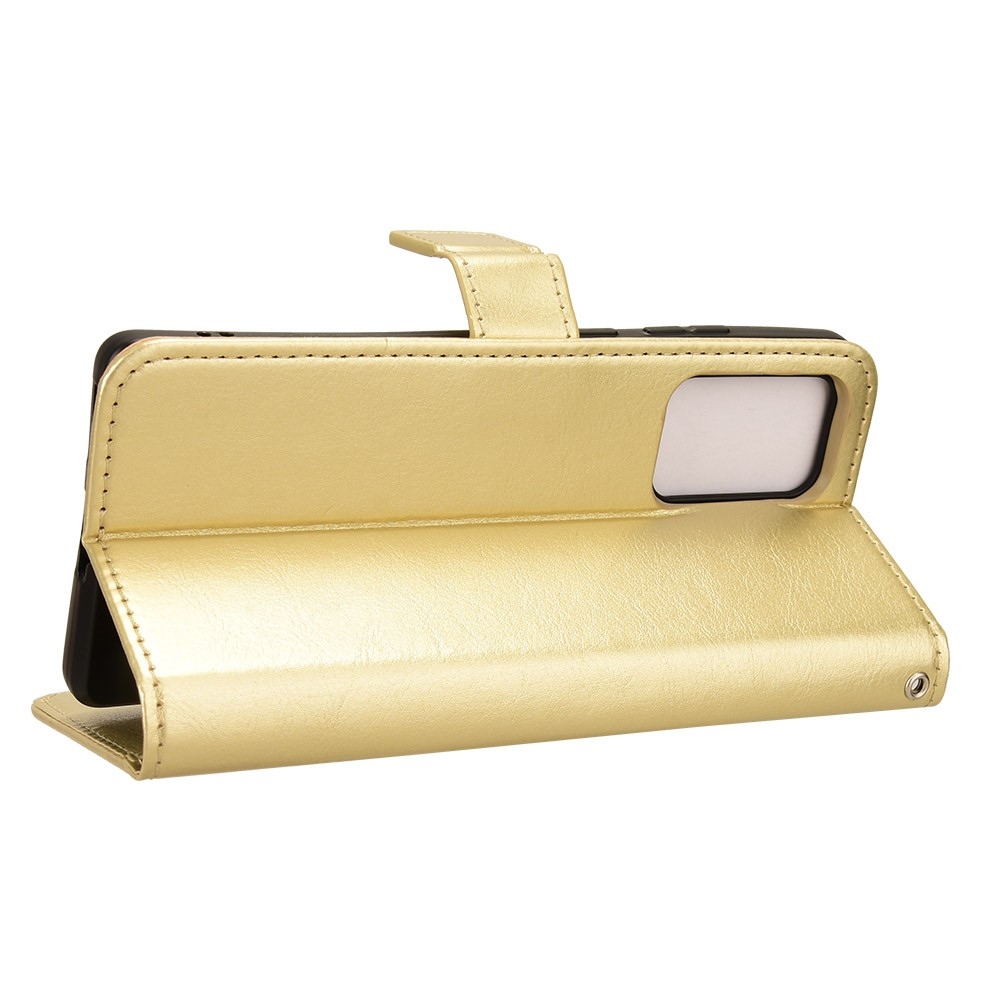 Őrült könyvtáska a Motorola Edge 50 Fusion 5G készülékhez - arany színben