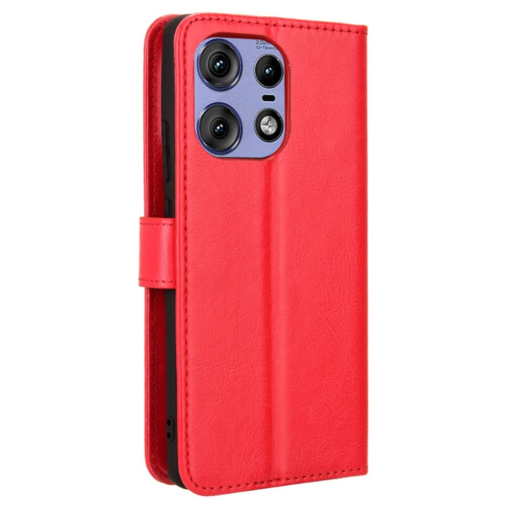 Őrült könyvtáska a Motorola Edge 50 Pro 5G készülékhez - piros