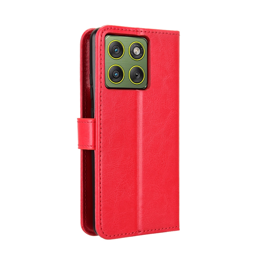 Őrült könyvtáska a Motorola Edge 70 5G-hez - piros