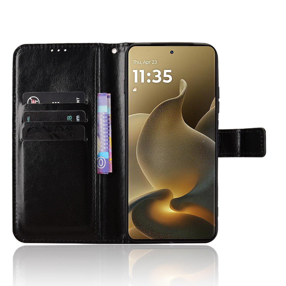 Crazy könyvformájú tok a Motorola Edge 70 Pro 5G-hez – fekete