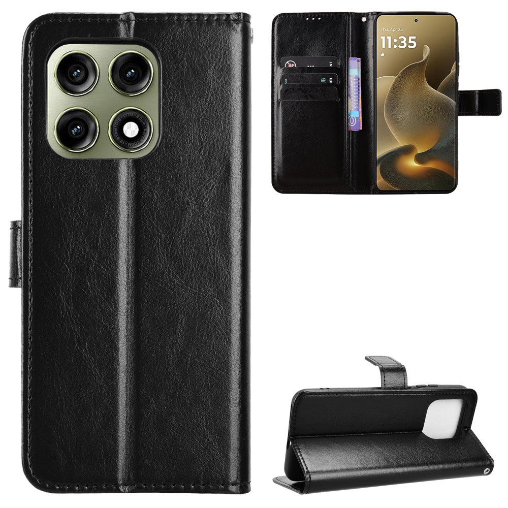 Crazy könyvformájú tok a Motorola Edge 70 Pro 5G-hez – fekete