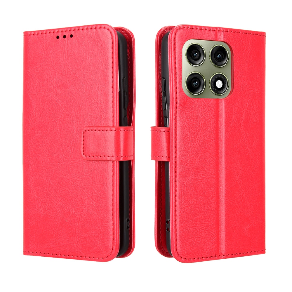 Crazy könyvformájú tok a Motorola Edge 70 Pro 5G-hez – piros