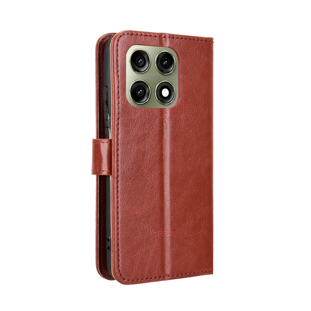 Crazy könyvformájú tok a Motorola Edge 70 Pro 5G-hez – barna