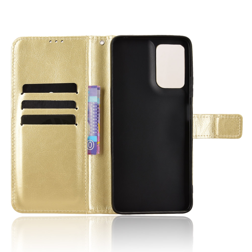 Őrült könyv tok Motorola Moto G06/G06 Power készülékhez - arany színben