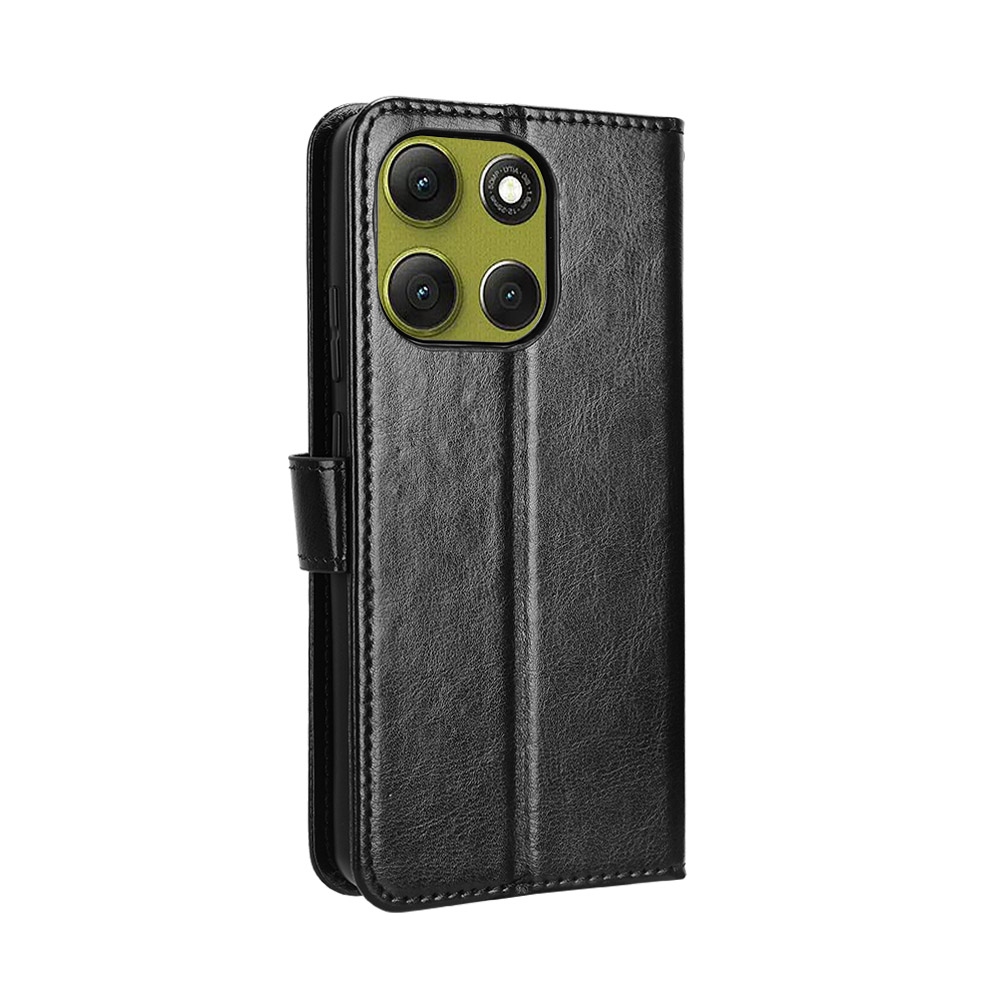 Crazy könyvformájú tok a Motorola Moto G86 Power 5G-hez – fekete