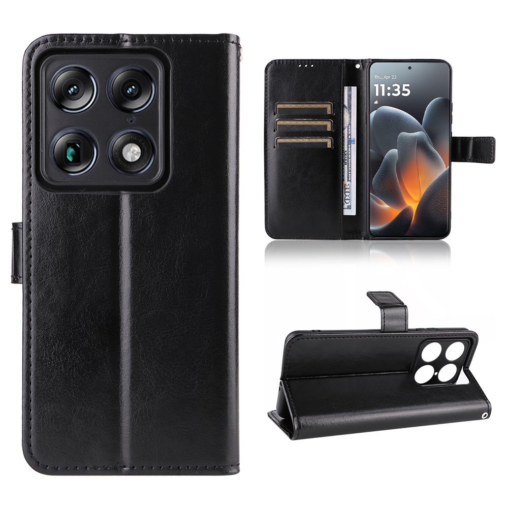 Őrült könyvtáska a Motorola Signature 5G-hez - fekete