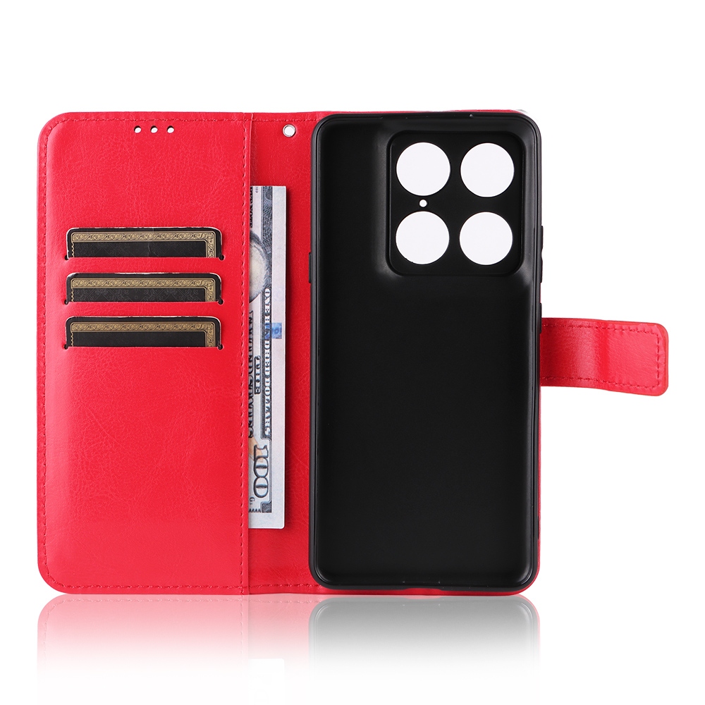 Őrült könyvtáska a Motorola Signature 5G-hez - piros