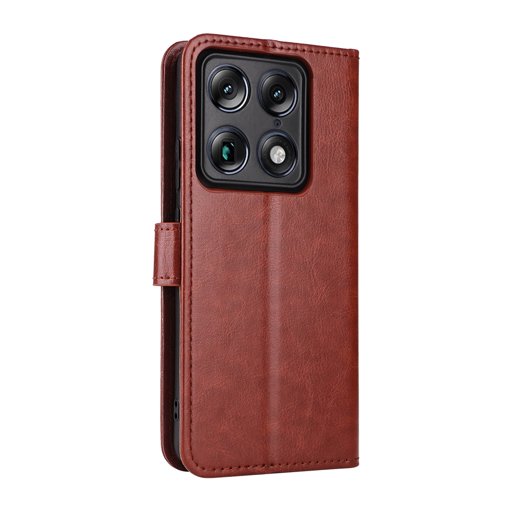 Őrült könyvtáska a Motorola Signature 5G-hez - barna színű