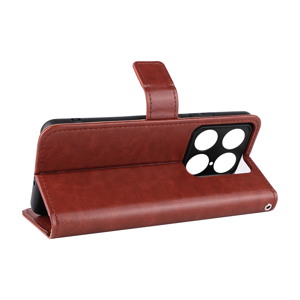 Őrült könyvtáska a Motorola Signature 5G-hez - barna színű