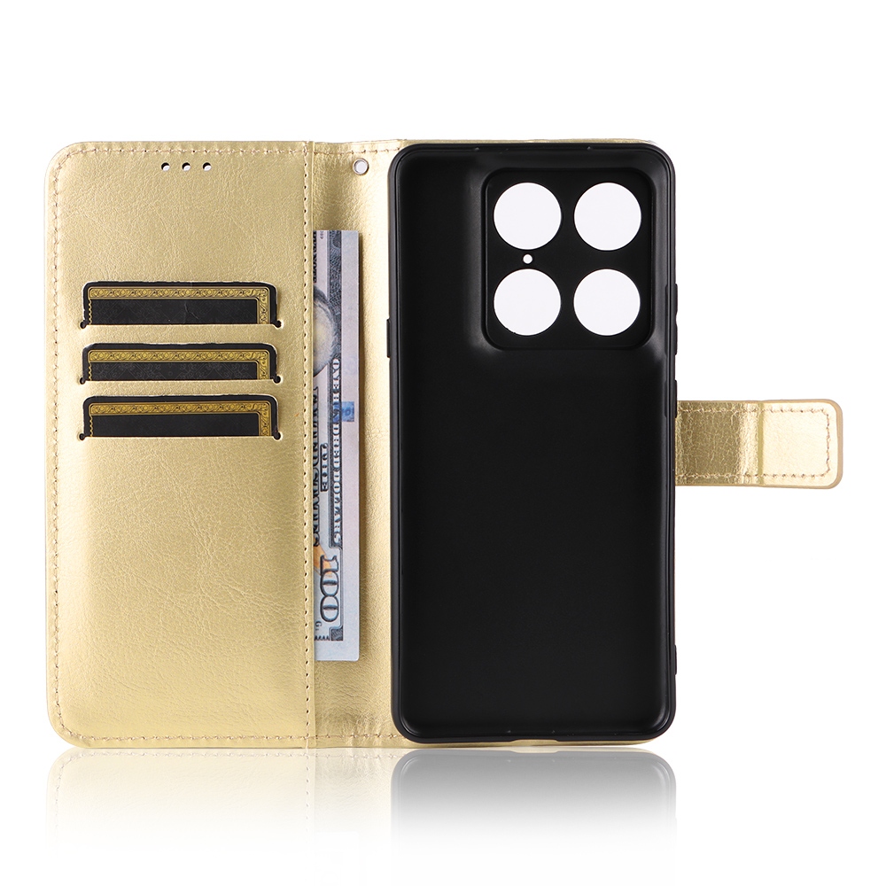 Őrült könyvtáska a Motorola Signature 5G-hez - arany színben