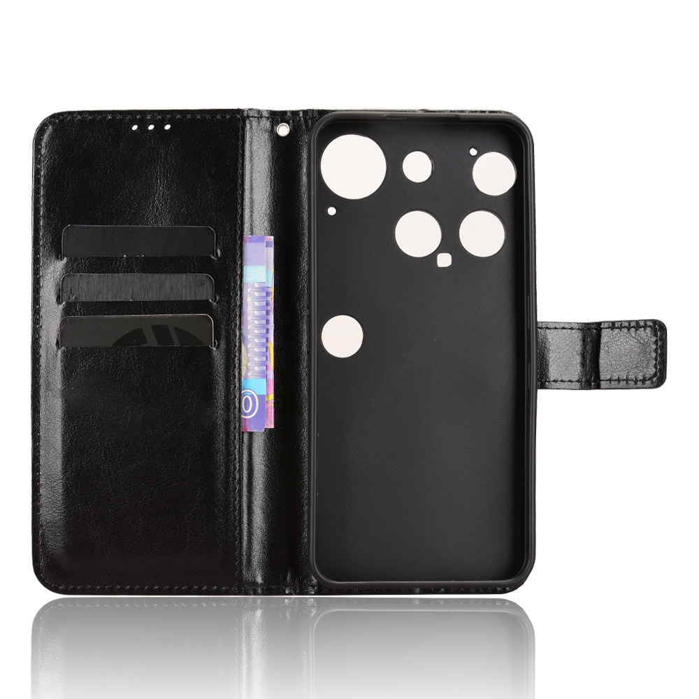 Őrült könyvtáska Nothing Phone (3) 5G telefonhoz - fekete