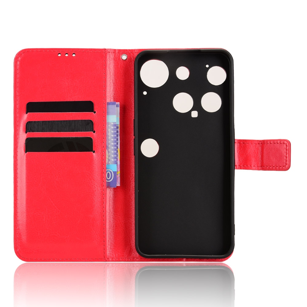 Őrült könyvtáska a Nothing Phone (3) 5G telefonhoz - piros