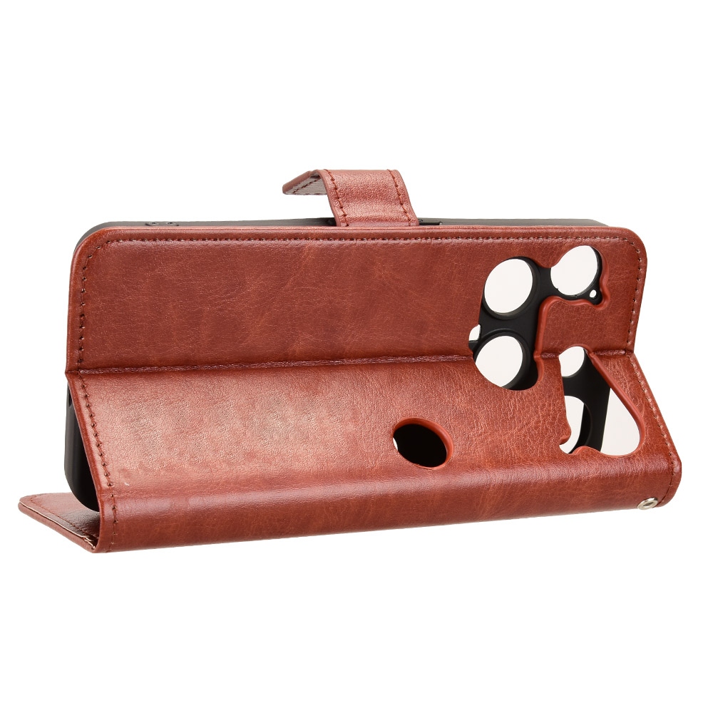 Őrült könyvtáska a Nothing Phone (3) 5G telefonhoz - barna