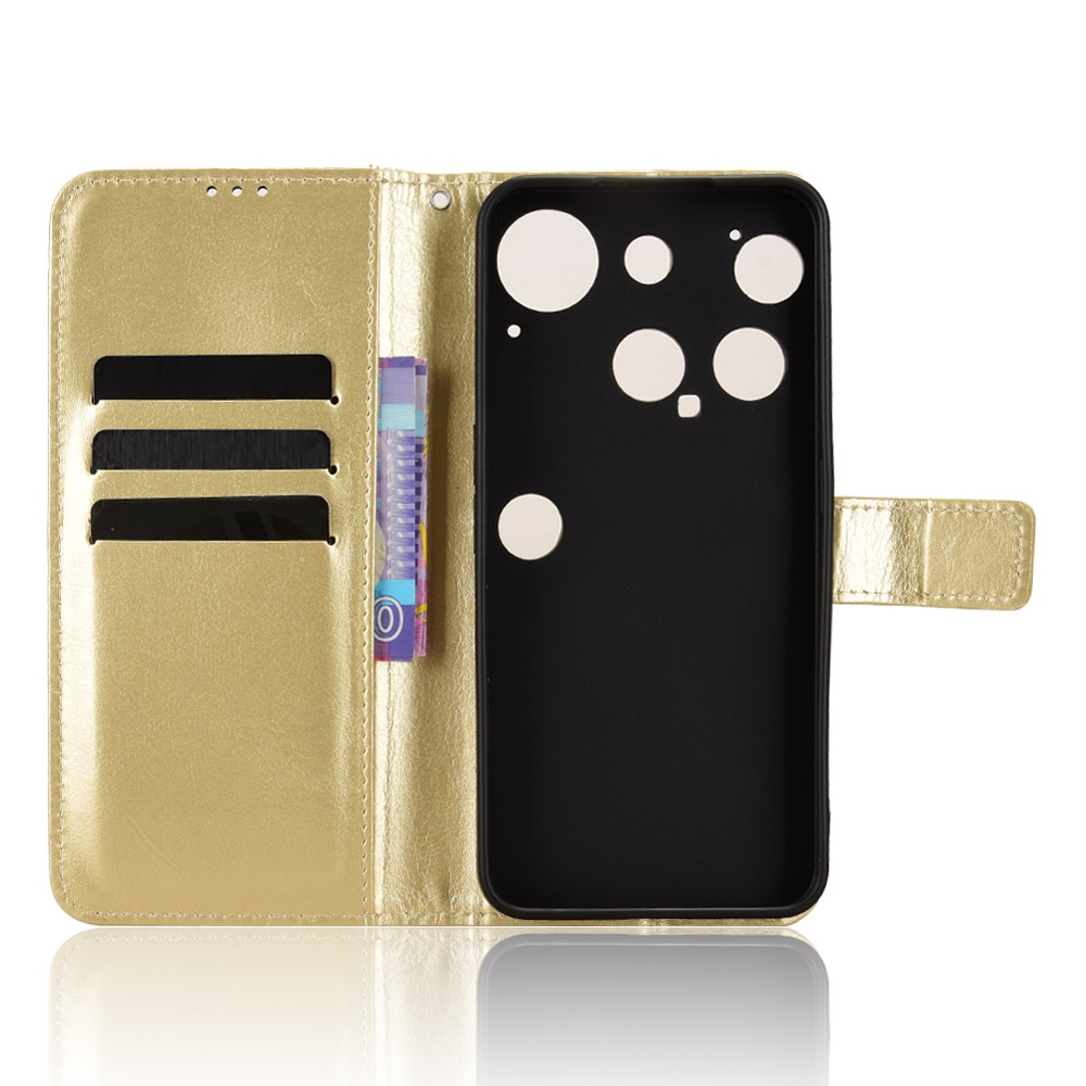 Őrült könyvtáska a Nothing Phone (3) 5G telefonhoz - arany színben