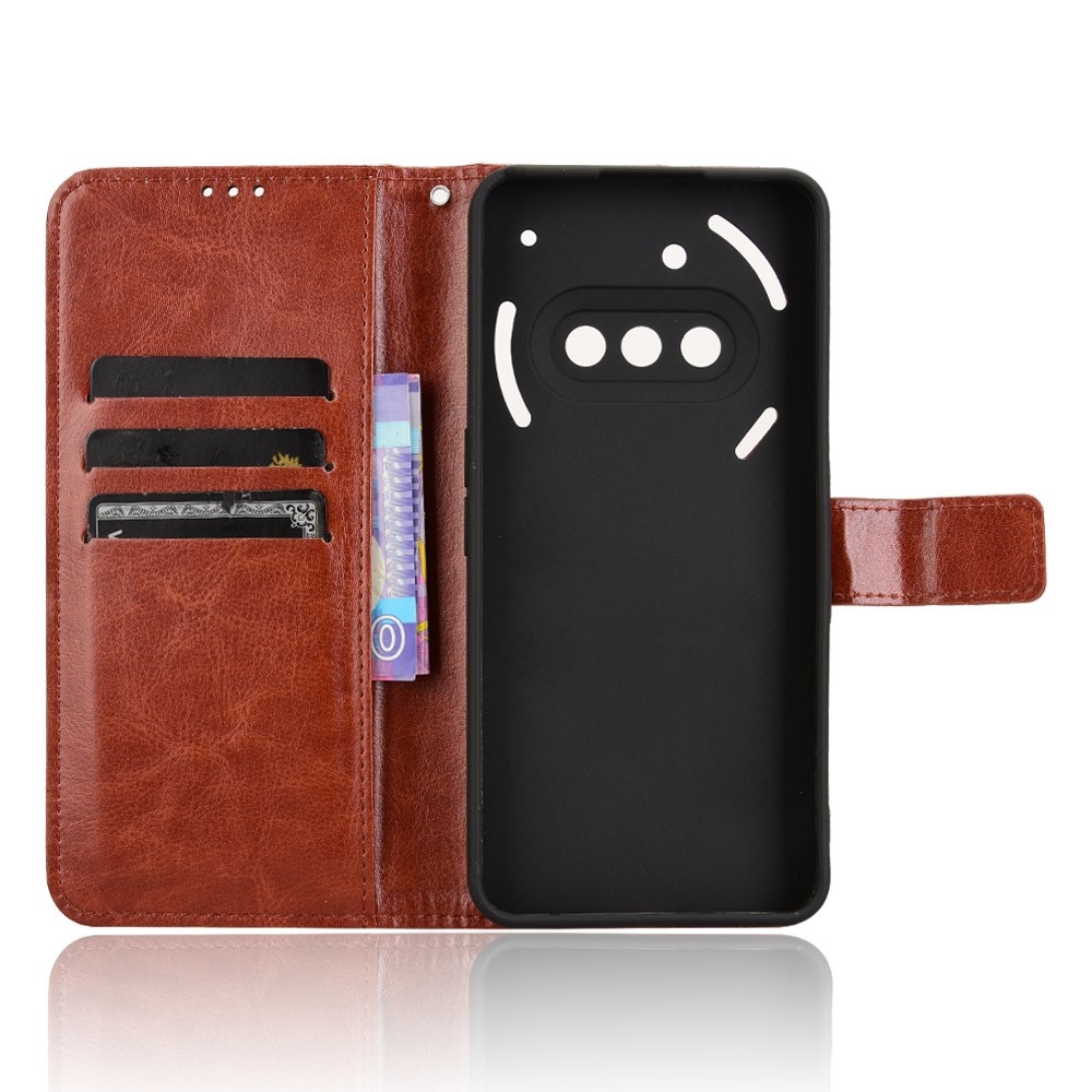 Őrült könyvtáska a Nothing telefonhoz (3a) - barna