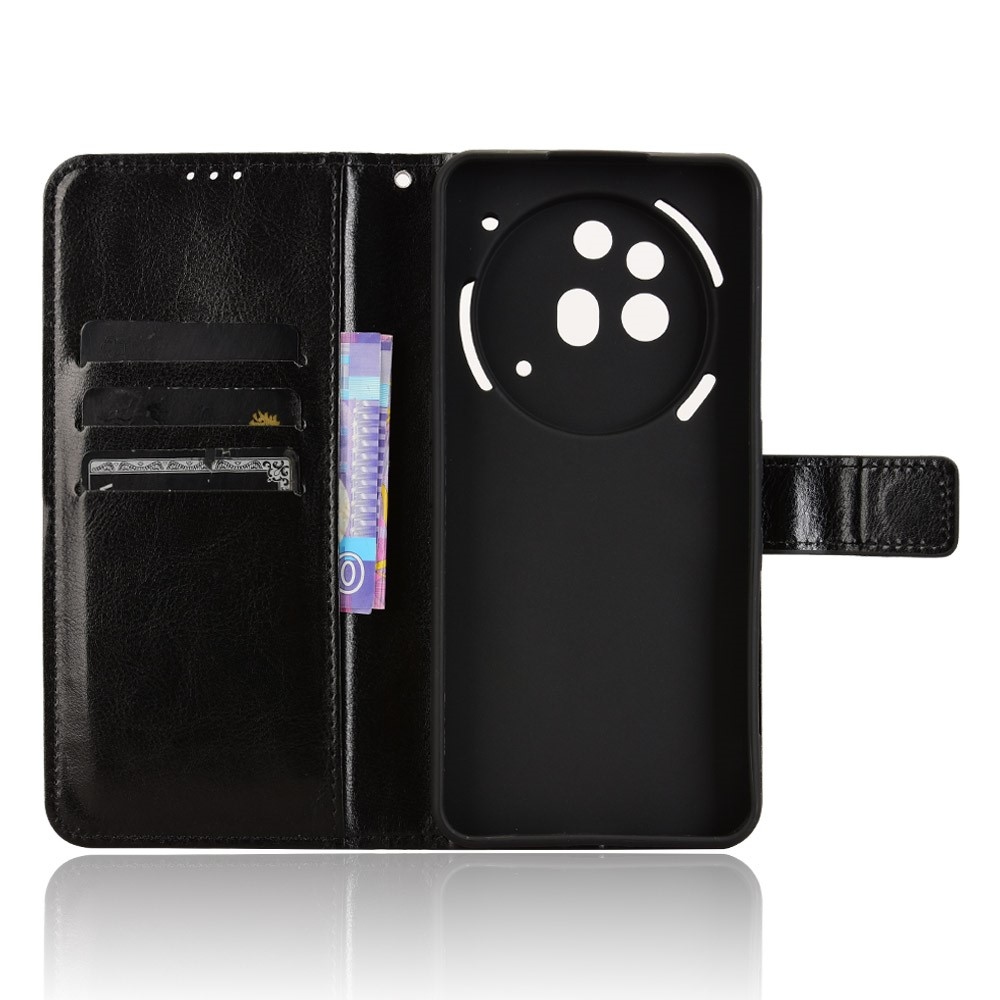 Őrült könyvtáska Nothing Phone (3a) Pro készülékhez - fekete
