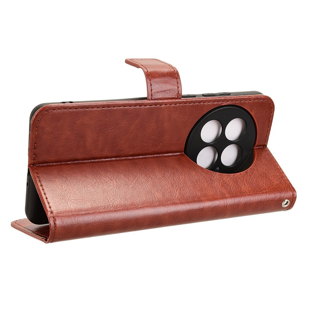 Őrült könyv tok OnePlus 13-hoz - barna