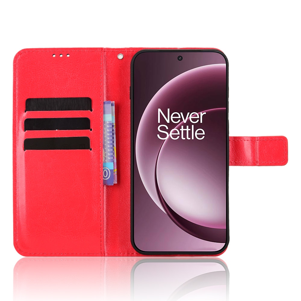 Őrült könyv tok a OnePlus 15 5G-hez - piros