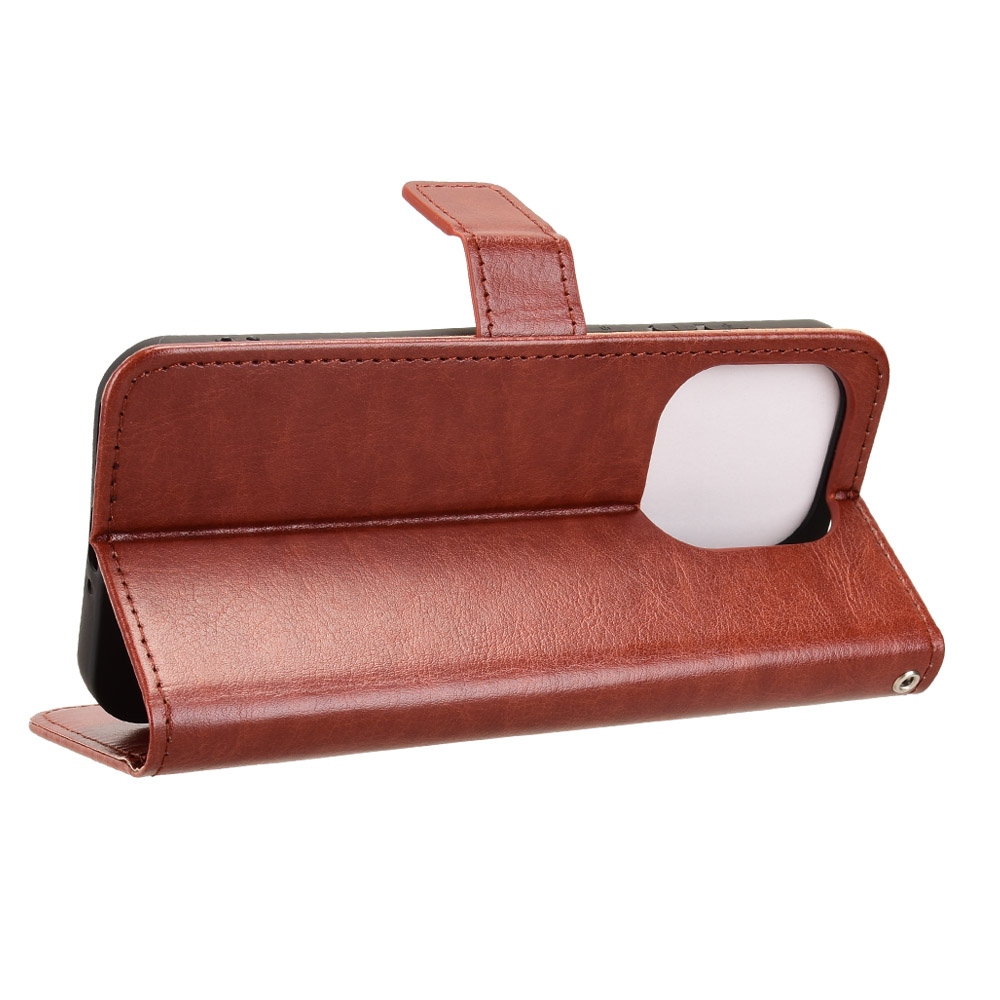 Őrült könyv tok a OnePlus 15 5G-hez - barna színű