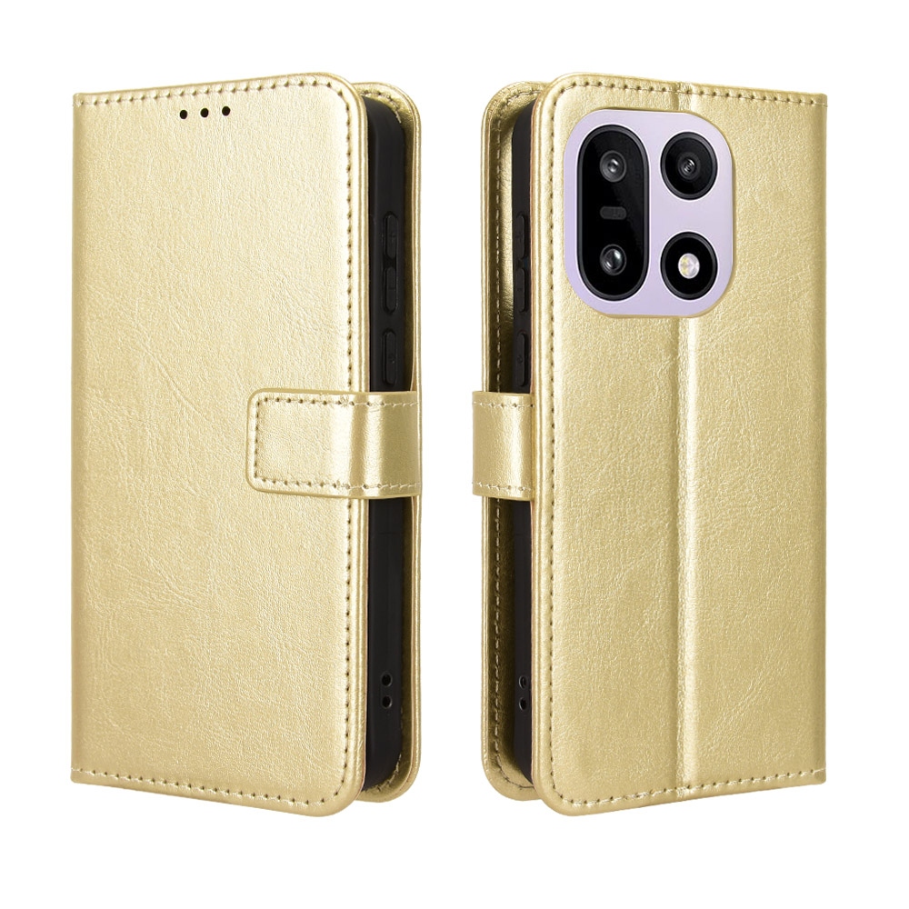 Őrült könyv tok a OnePlus 15 5G-hez - arany színű