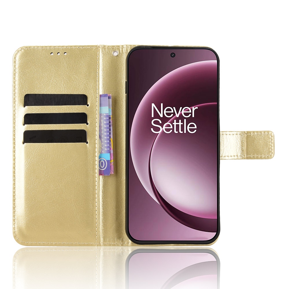 Őrült könyv tok a OnePlus 15 5G-hez - arany színű