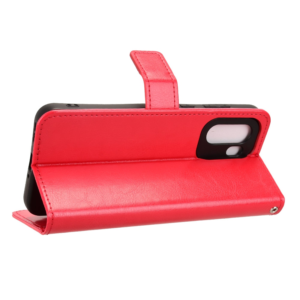 Őrült könyv tok a OnePlus 15R 5G-hez - piros