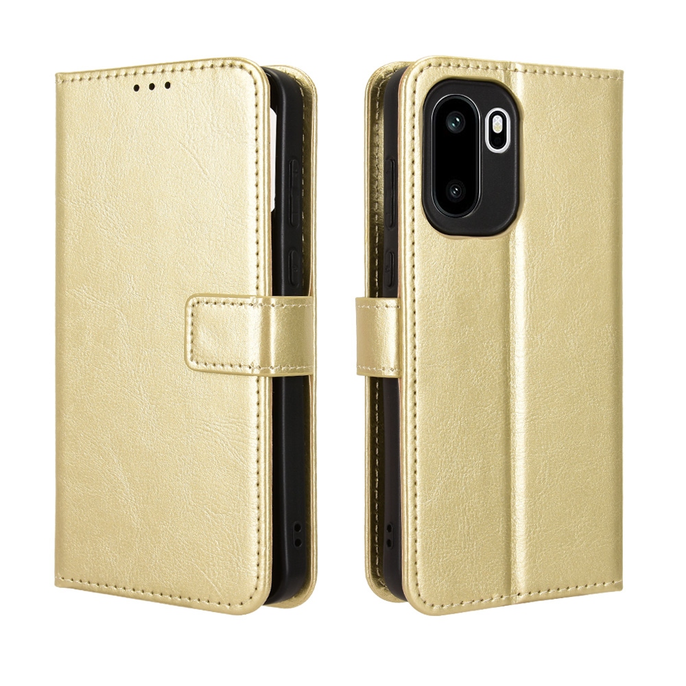 Őrült könyv tok a OnePlus 15R 5G-hez - arany színű
