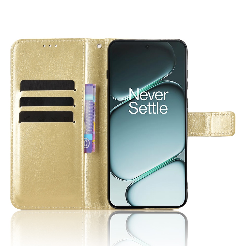 Őrült könyv tok a OnePlus 15R 5G-hez - arany színű
