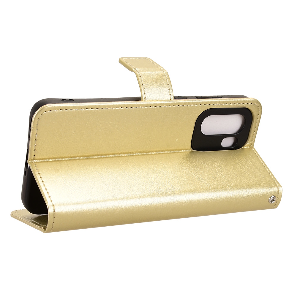 Őrült könyv tok a OnePlus 15R 5G-hez - arany színű