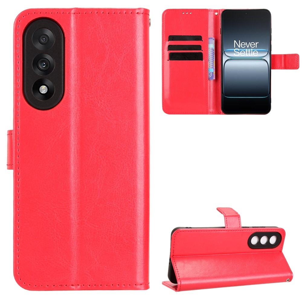 Őrült könyv tok a OnePlus Nord 5 5G-hez - piros