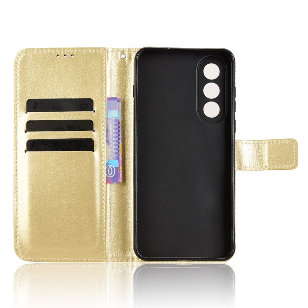 Őrült könyv tok a OnePlus Nord 5 5G számára - arany színben