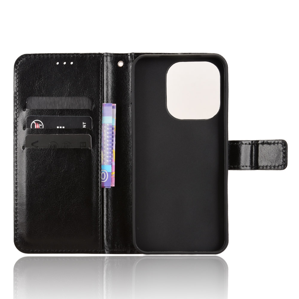 Őrült könyv tok az Oppo Find X9 5G-hez - fekete