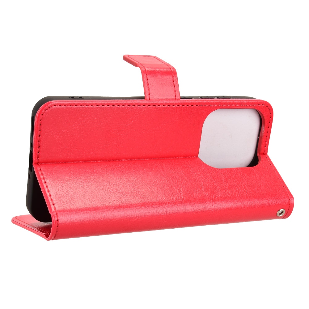 Őrült könyv tok az Oppo Find X9 5G-hez - piros