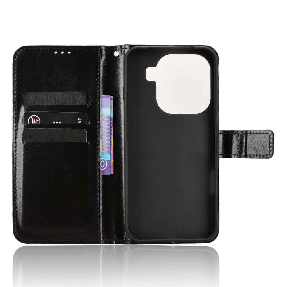 Őrült könyv tok az Oppo Find X9 Pro 5G számára - fekete