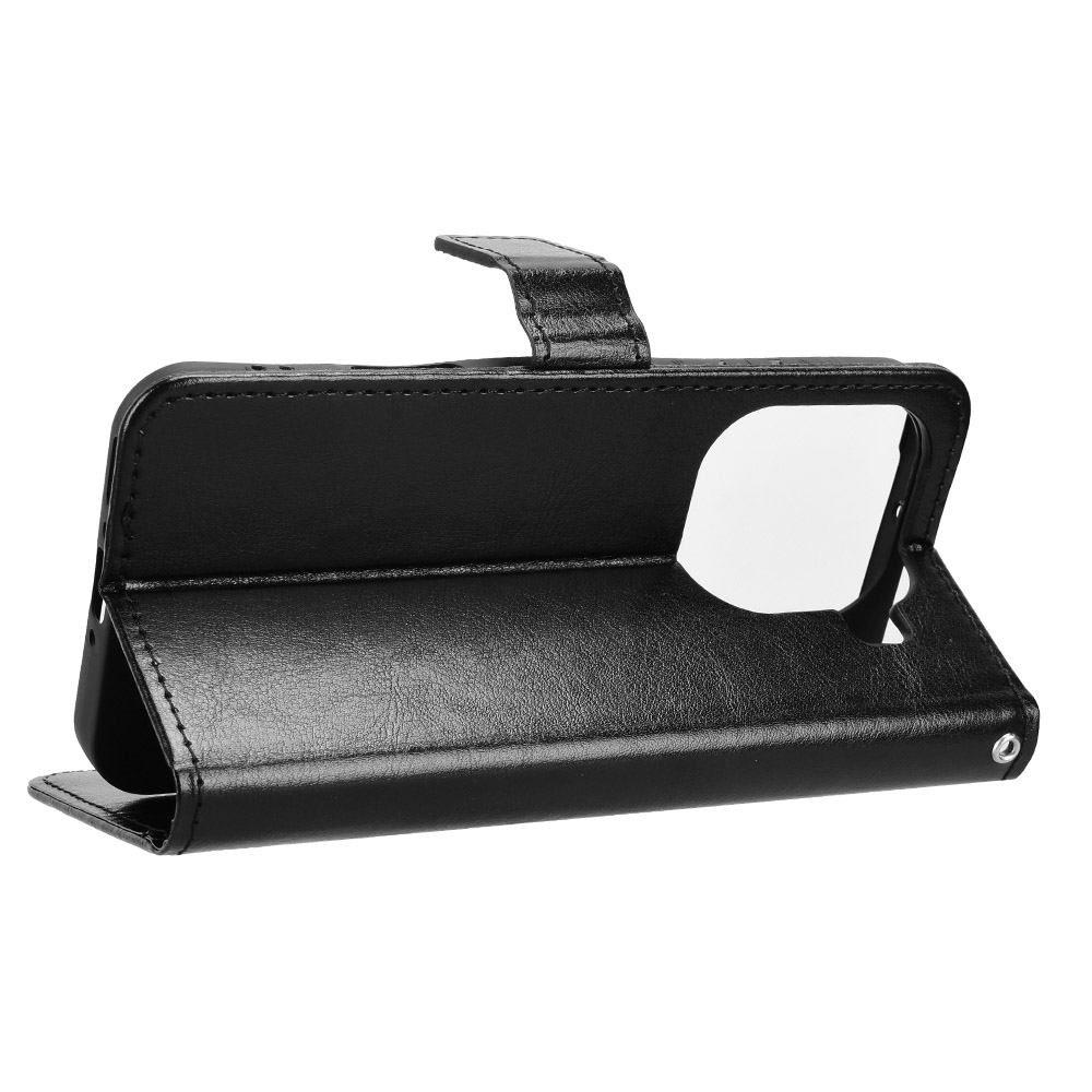 Őrült könyv tok az Oppo Find X9 Pro 5G számára - fekete