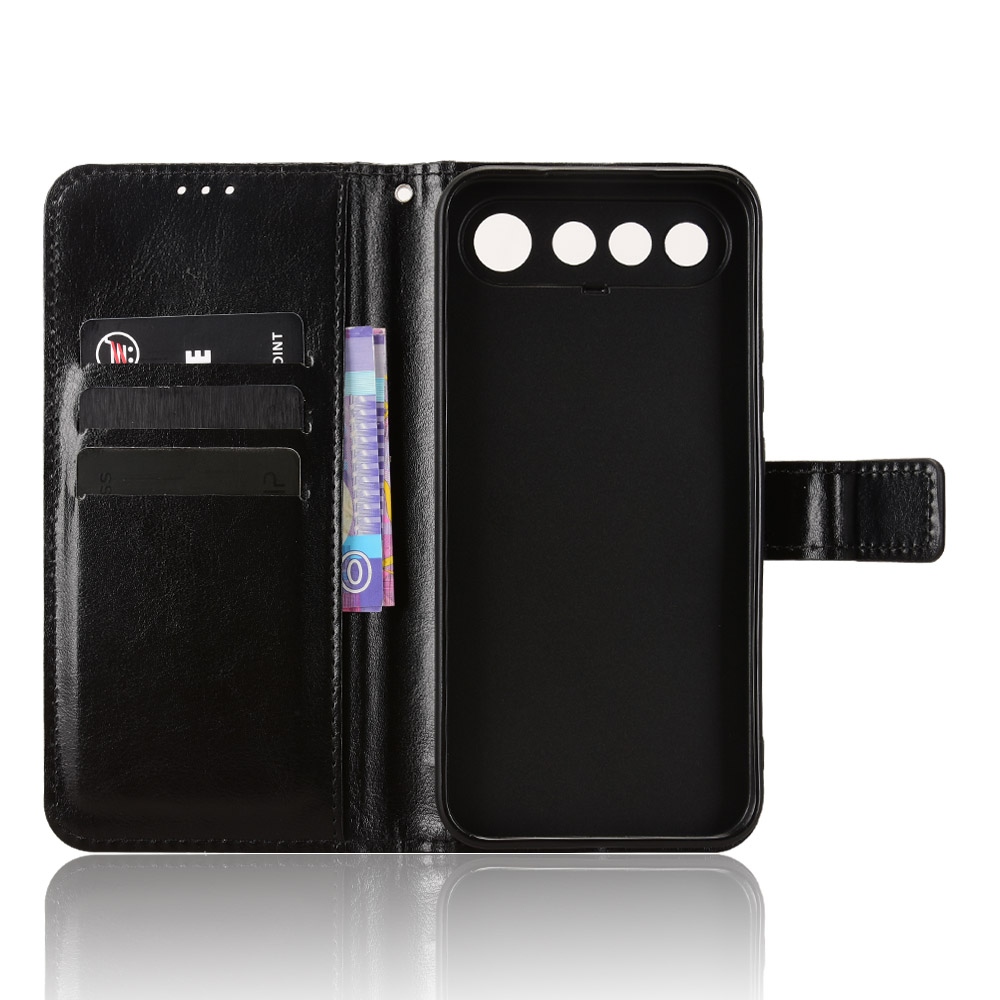 Crazy könyvformájú tok a Realme 16 5G-hez – fekete