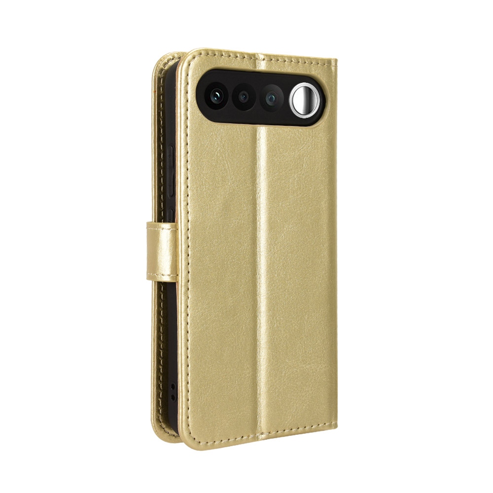Crazy könyvformájú tok a Realme 16 5G-hez – arany