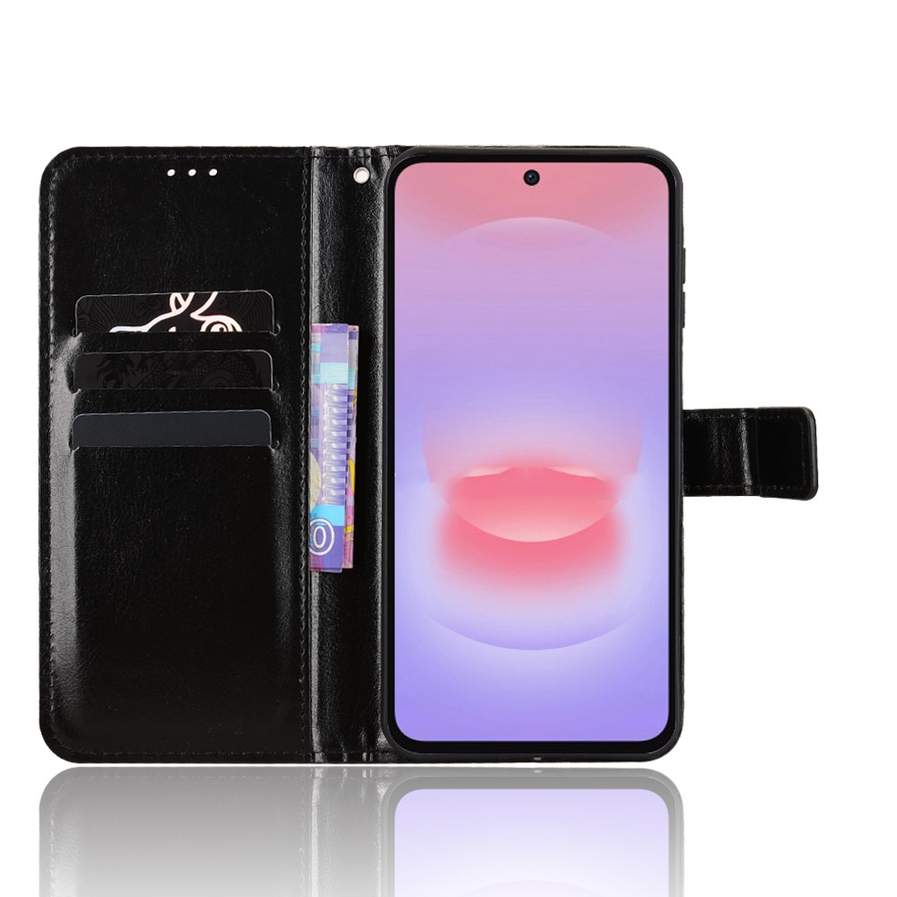 Őrült könyv tok Samsung Galaxy A27 készülékhez - fekete