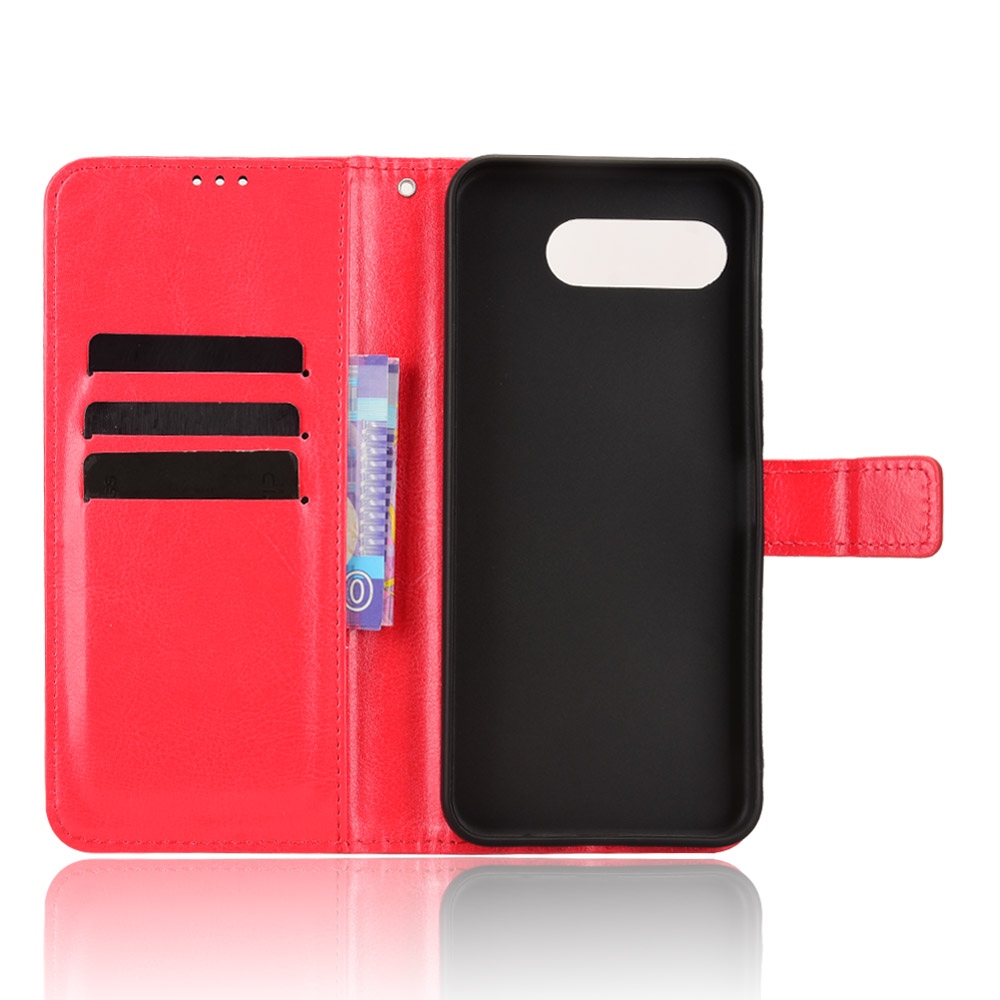 Őrült könyv tok a T-Mobile T Phone 3 készülékhez - piros