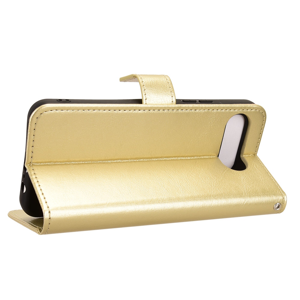 Őrült könyv tok a T-Mobile T Phone 3-hoz - arany színű