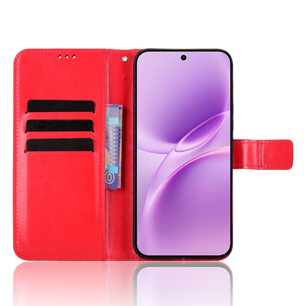 Őrült könyv tok a Vivo V70 FE 5G-hez - piros