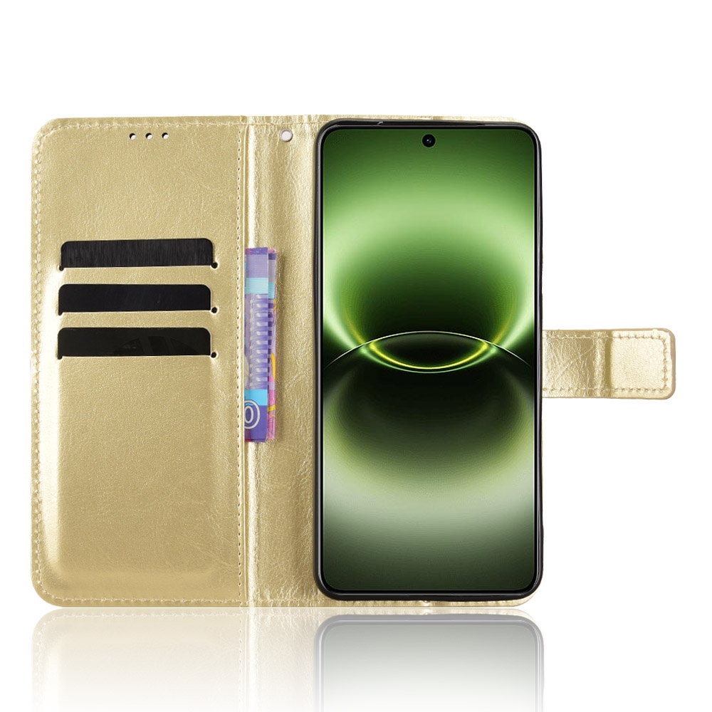 Őrült könyv tok a Vivo X300 Ultra 5G-hez - arany színben
