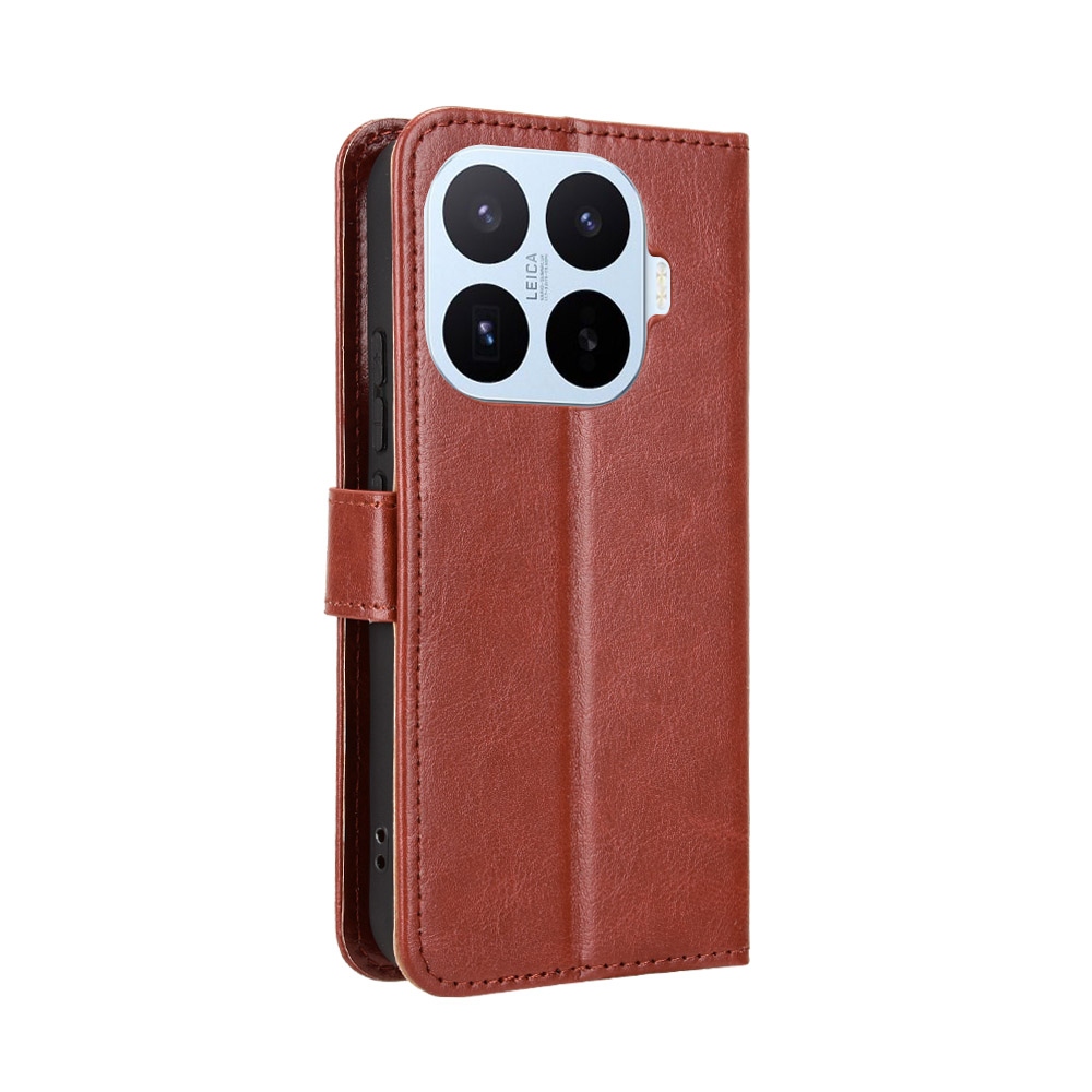 Őrült könyv tok Xiaomi 17T-hez - barna