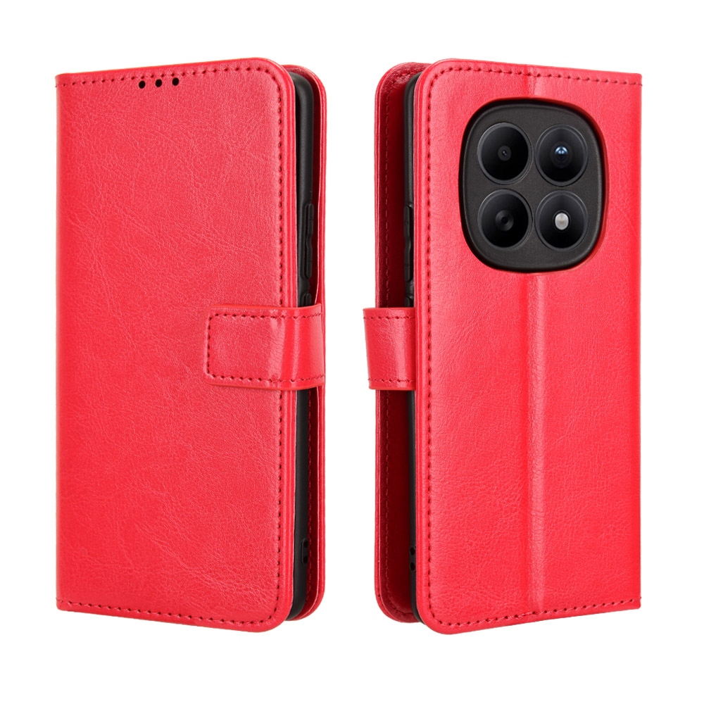 Őrült könyv tok Xiaomi Poco M8 5G/Redmi Note 15 5G/Note 15 4G - piros