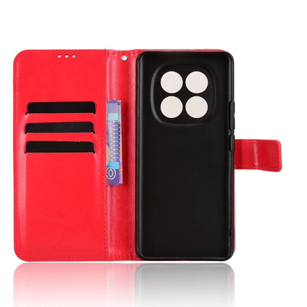 Őrült könyv tok Xiaomi Poco M8 5G/Redmi Note 15 5G/Note 15 4G - piros