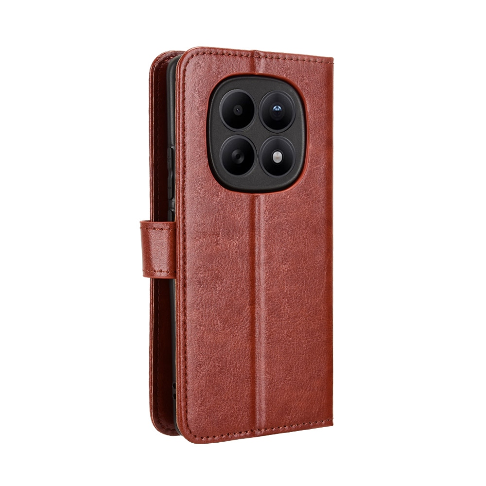 Őrült könyv tok Xiaomi Poco M8 5G/Redmi Note 15 5G/Note 15 4G - barna