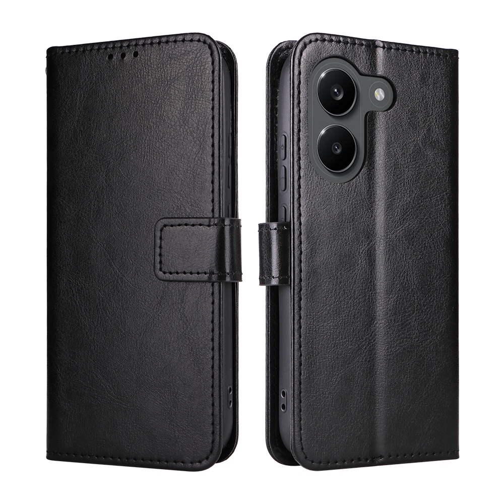 Őrült könyv tok a Xiaomi Poco X8 Pro 5G-hez - fekete