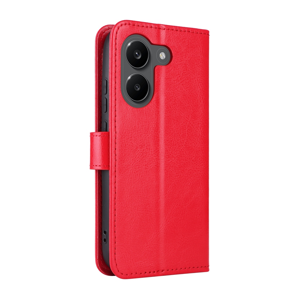 Őrült könyv tok a Xiaomi Poco X8 Pro 5G-hez - piros