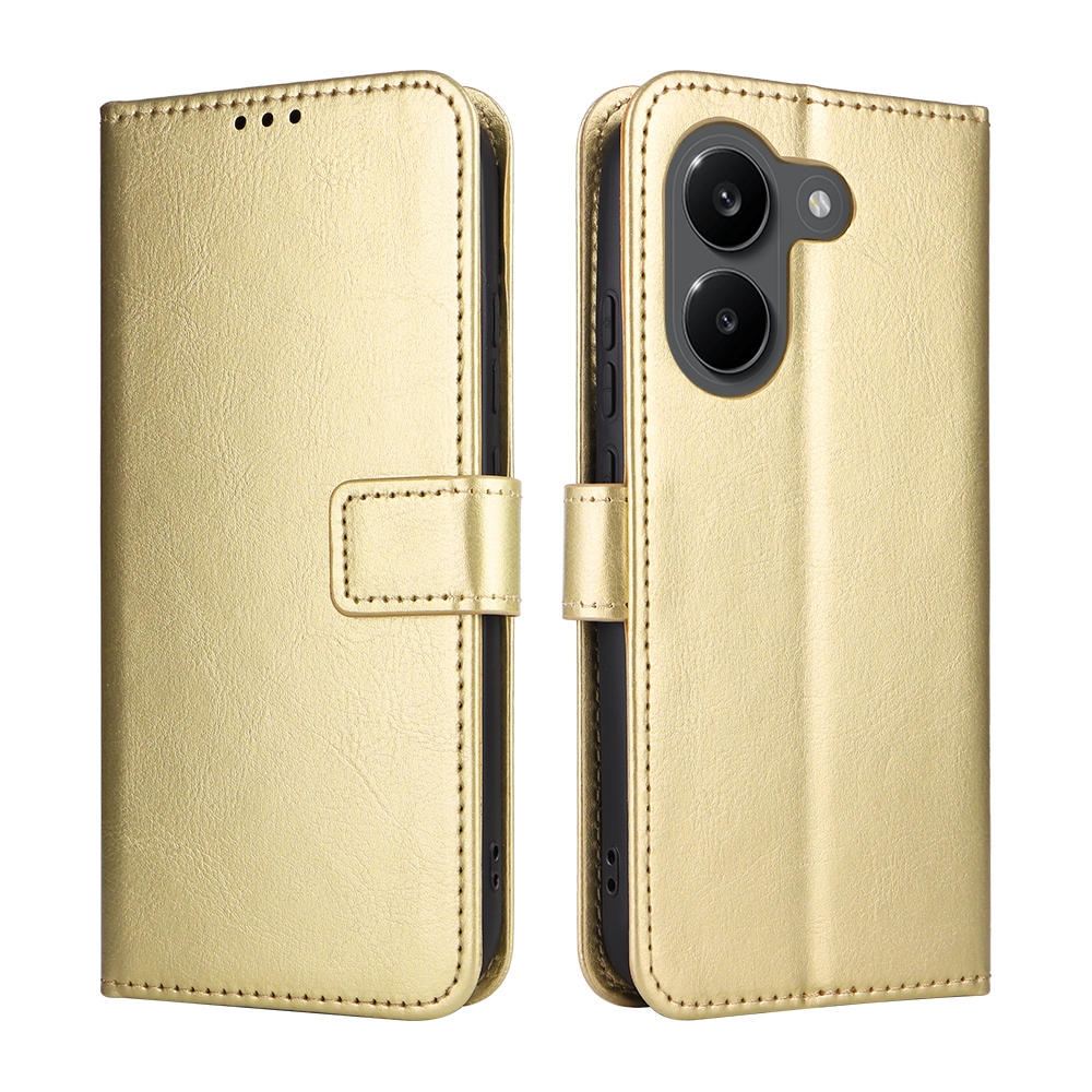 Őrült könyv tok a Xiaomi Poco X8 Pro 5G-hez - arany színben